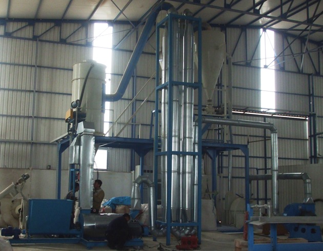 pipe dryer for sawdust